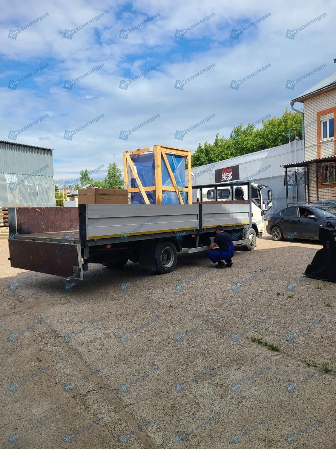 Отгрузка компрессора Remeza ВК50-10 в г. Казань