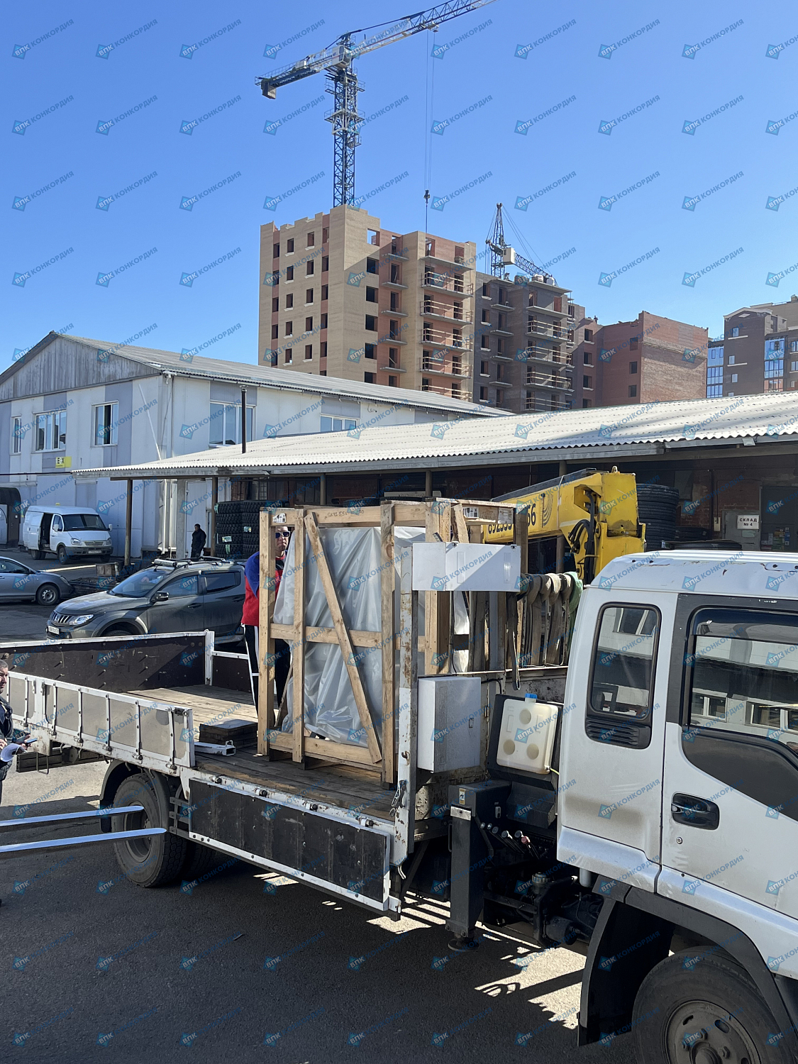 Отгрузка винтового компрессора Zammer SKTG5,5-10-270 в г. Красноярск